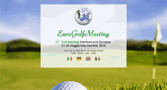 Desktop Screenshot of eurogolfmeeting.it